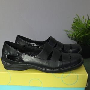 Life Stride Daze Black Belfast Slip On Shoes